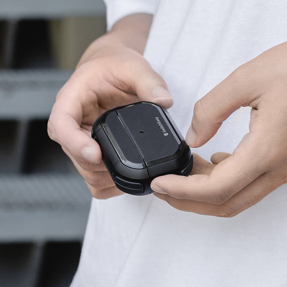 Apple Airpods Pro 2 Kılıf Airbag Korumalı Ultra Sağlam Lisanslı Switcheasy Defender Kapak Mavi