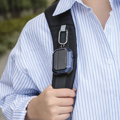 Apple Airpods Pro 2 Kılıf Airbag Korumalı Ultra Sağlam Lisanslı Switcheasy Defender Kapak Siyah