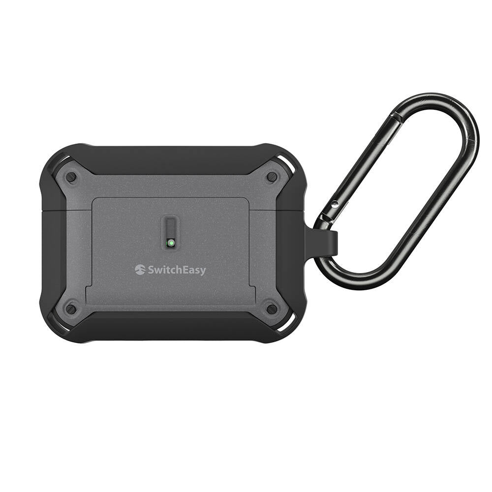 Apple Airpods Pro 2 Kılıf Askılı Sağlam Tasarımlı Lisanslı Switcheasy Guardian Kapak Gri