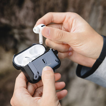 Apple Airpods Pro 2 Kılıf Askılı Sağlam Tasarımlı Lisanslı Switcheasy Guardian Kapak Siyah