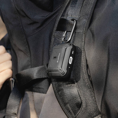 Apple Airpods Pro 2 Kılıf Askılı Sağlam Tasarımlı Lisanslı Switcheasy Guardian Kapak Siyah