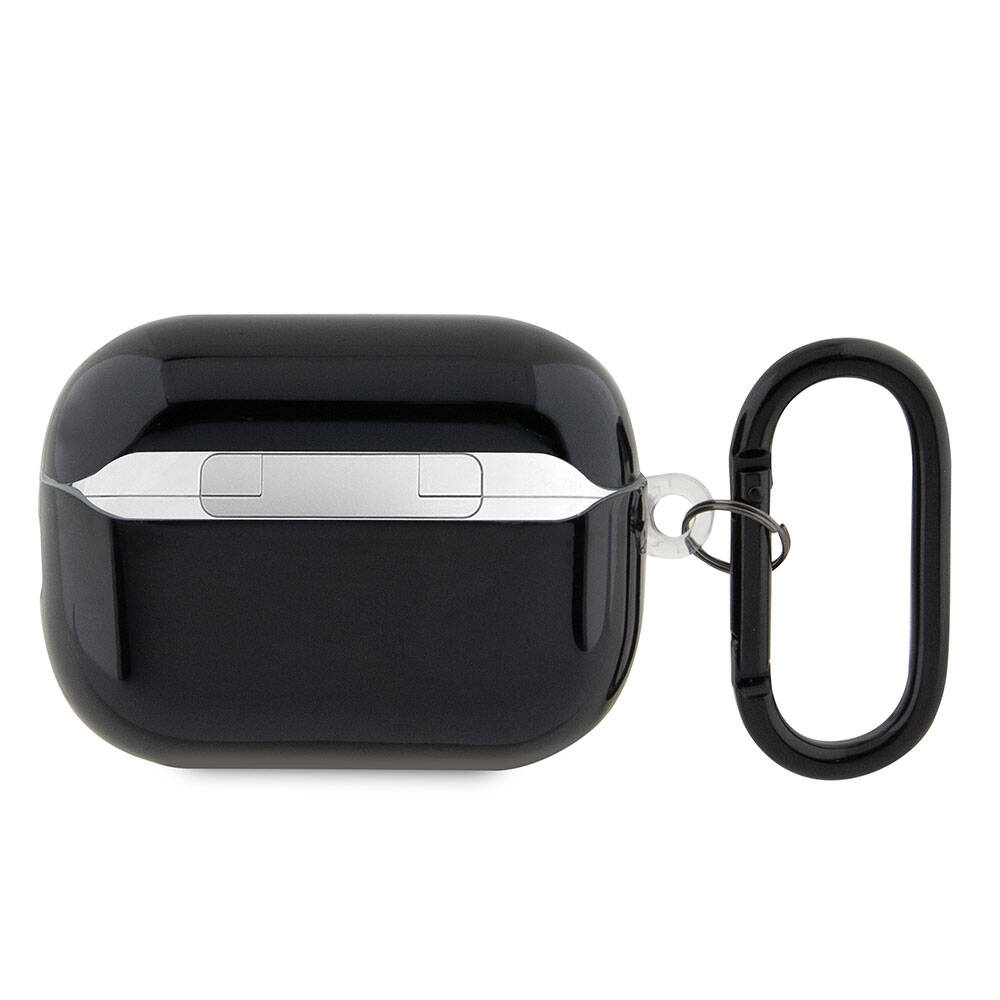 Apple Airpods Pro 2 Kılıf BMW Orjinal Lisanslı Çoklu Renkli Çizgili Çift IMD Baskı Logolu Kapak Siyah