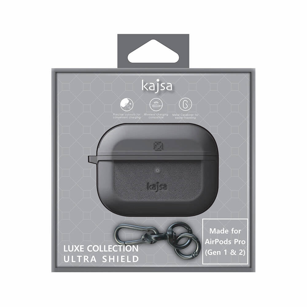 Apple Airpods Pro 2 Kılıf Kajsa Luxe Collection Kablosuz Şarj Uyumlu Kılıf Violet