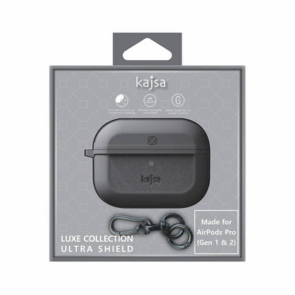 Apple Airpods Pro 2 Kılıf Kajsa Luxe Collection Kablosuz Şarj Uyumlu Kılıf Violet