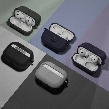 Apple Airpods Pro 2 Kılıf Kajsa Luxe Collection Kablosuz Şarj Uyumlu Kılıf Gri