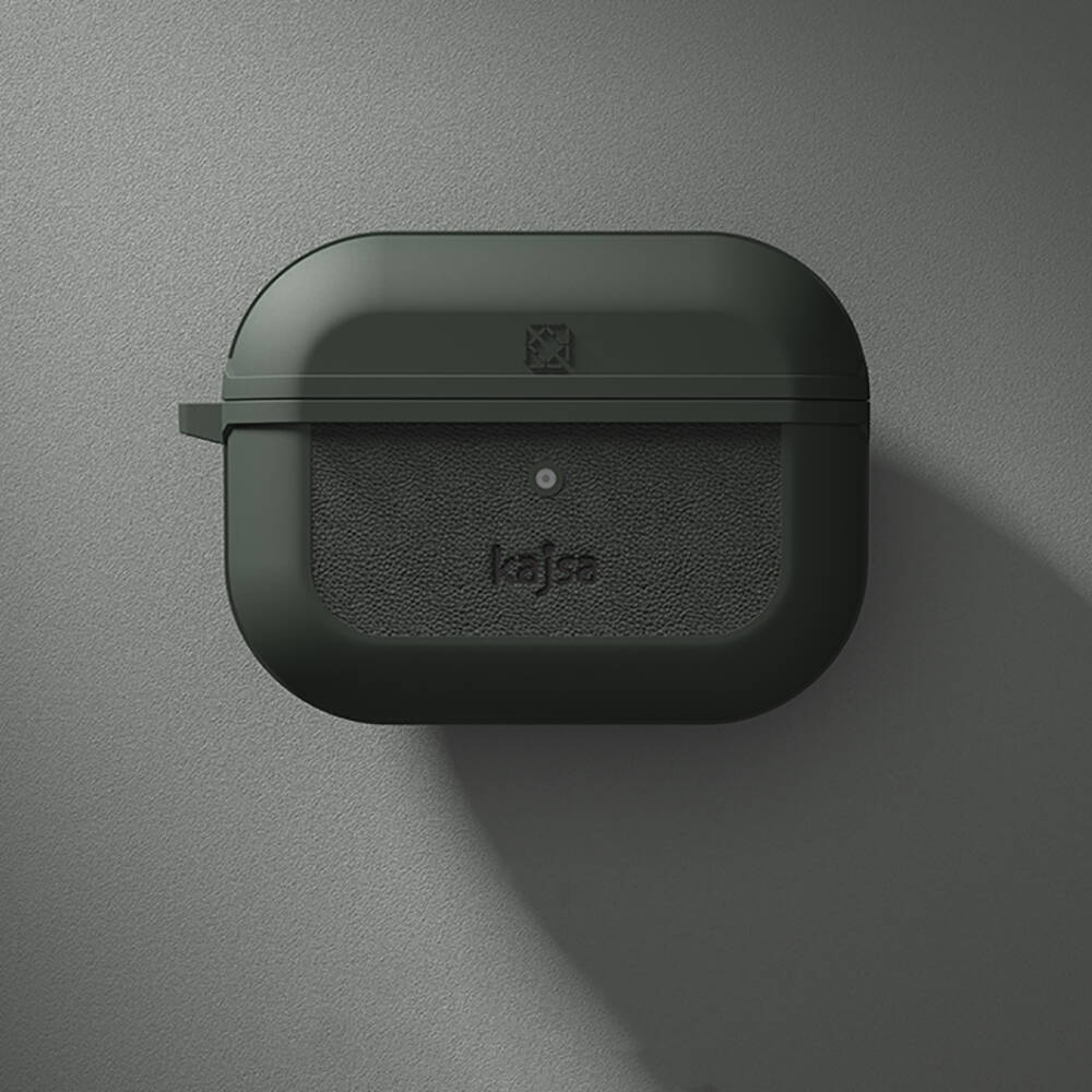 Apple Airpods Pro 2 Kılıf Kajsa Luxe Collection Kablosuz Şarj Uyumlu Kılıf Lacivert