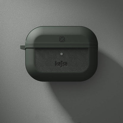 Apple Airpods Pro 2 Kılıf Kajsa Luxe Collection Kablosuz Şarj Uyumlu Kılıf Gri