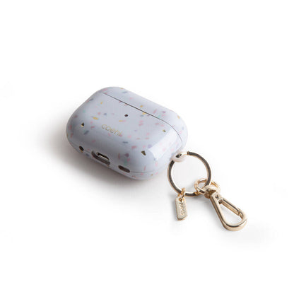 Apple Airpods Pro 2 Kılıf Mozaik Desenli Coehl Terrazzo Kapak Gri