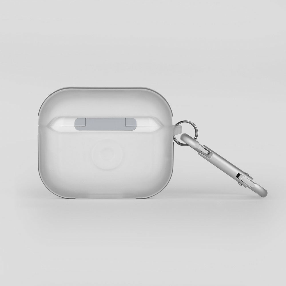 Apple Airpods Pro 2 Kılıf SkinArma Transparan Mat Tasarım Kinzoku Kılıf Beyaz