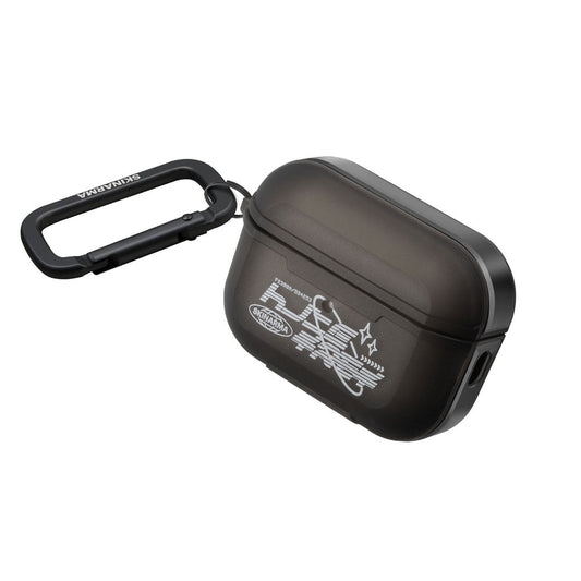 Apple Airpods Pro 2 Kılıf SkinArma Transparan Mat Tasarım Kinzoku Kılıf Siyah