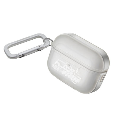 Apple Airpods Pro 2 Kılıf SkinArma Transparan Mat Tasarım Kinzoku Kılıf Beyaz