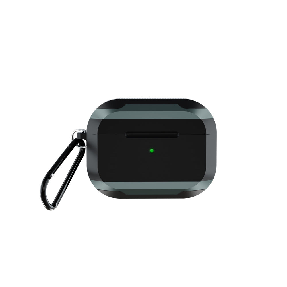 Apple Airpods Pro 2 Kılıf Wiwu JD-102 Defender Anti Shock Koruyucu Kılıf Siyah