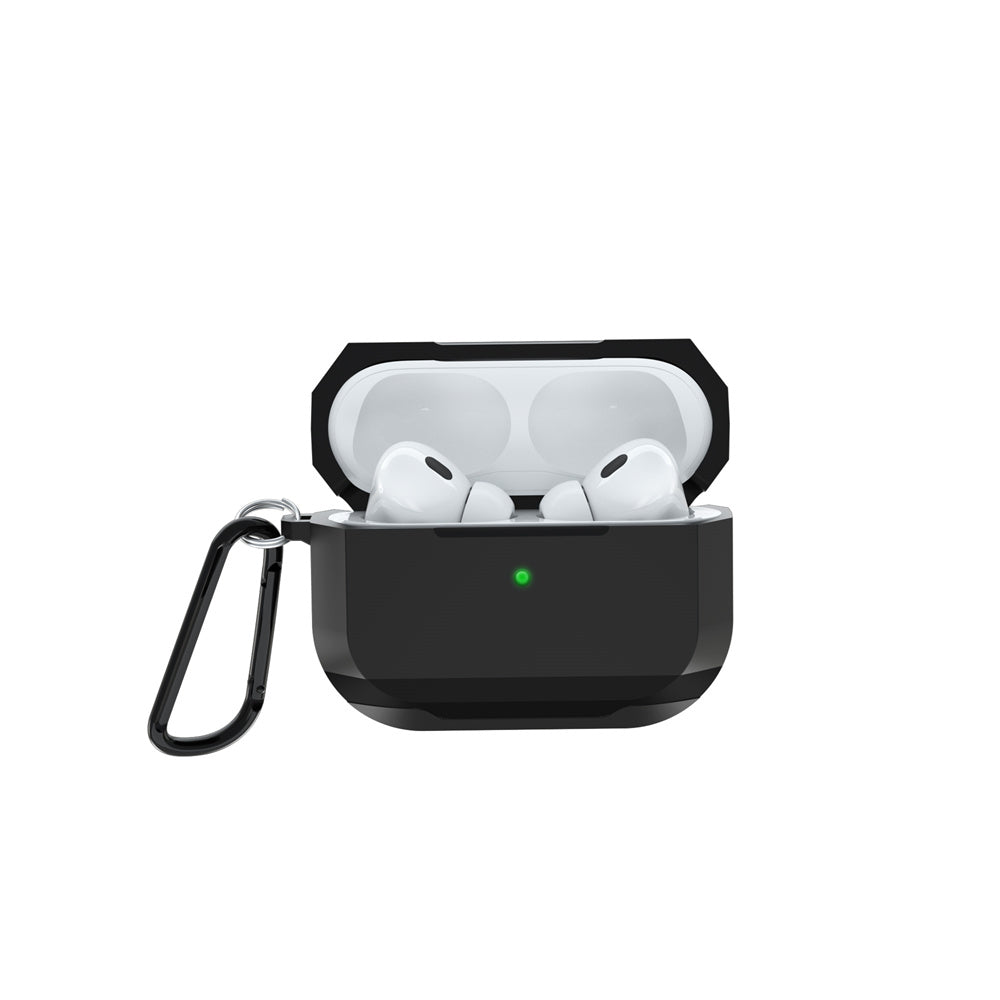 Apple Airpods Pro 2 Kılıf Wiwu JD-102 Defender Anti Shock Koruyucu Kılıf Siyah