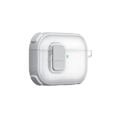 Apple Airpods Pro 3 Amazingthing Kilit Tasarımlı Airbagli Titan Pro Serisi Kapak Beyaz