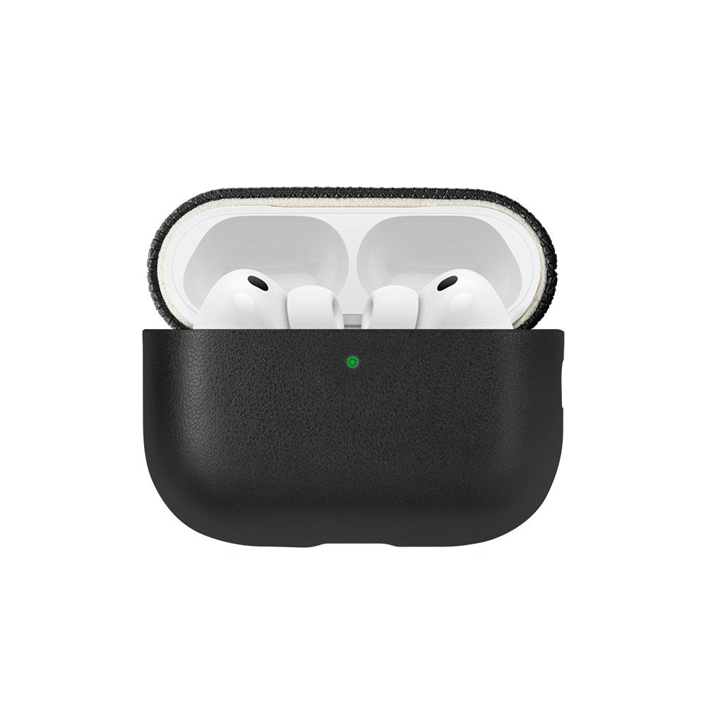 Apple AirPods Pro 3 Kılıf Qi M-Safe Şarj Özellikli Native Union Classic Serisi Suni Deri Kapak