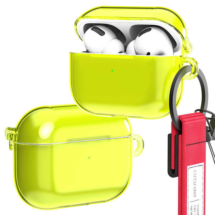 Apple Airpods Pro Kılıf Araree Nukin Kapak Sarı
