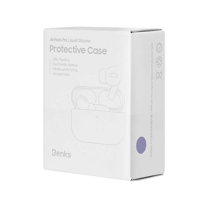 Apple Airpods Pro Kılıf Benks Liquid Silikon Siyah