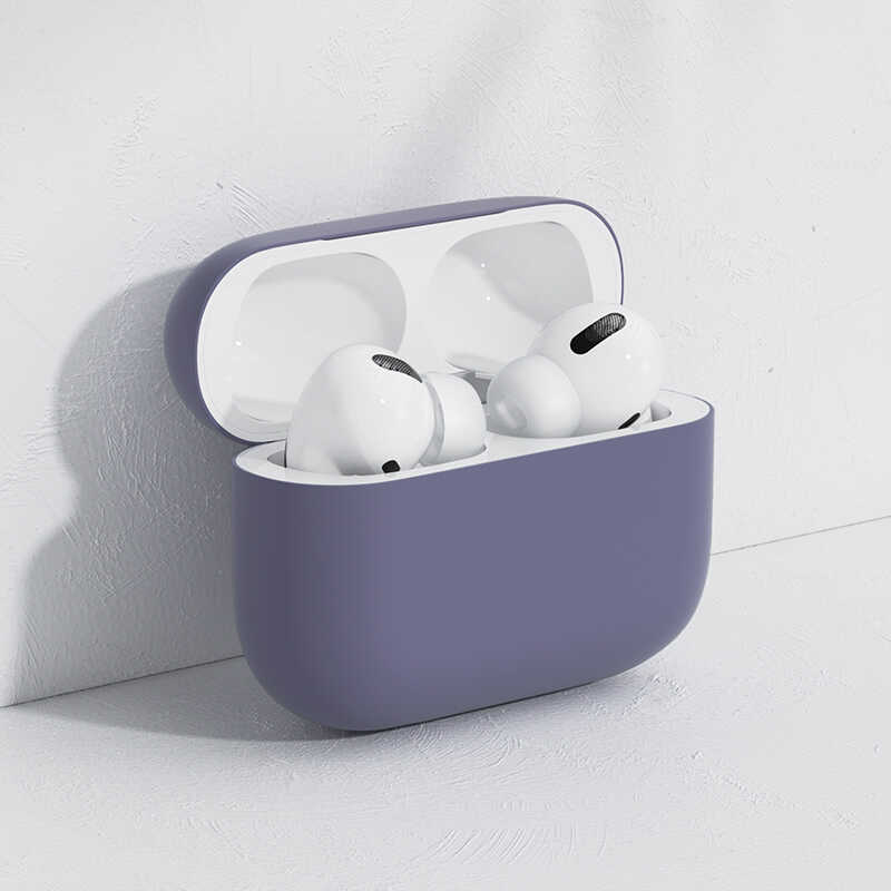 Apple Airpods Pro Kılıf Benks Liquid Silikon Gri