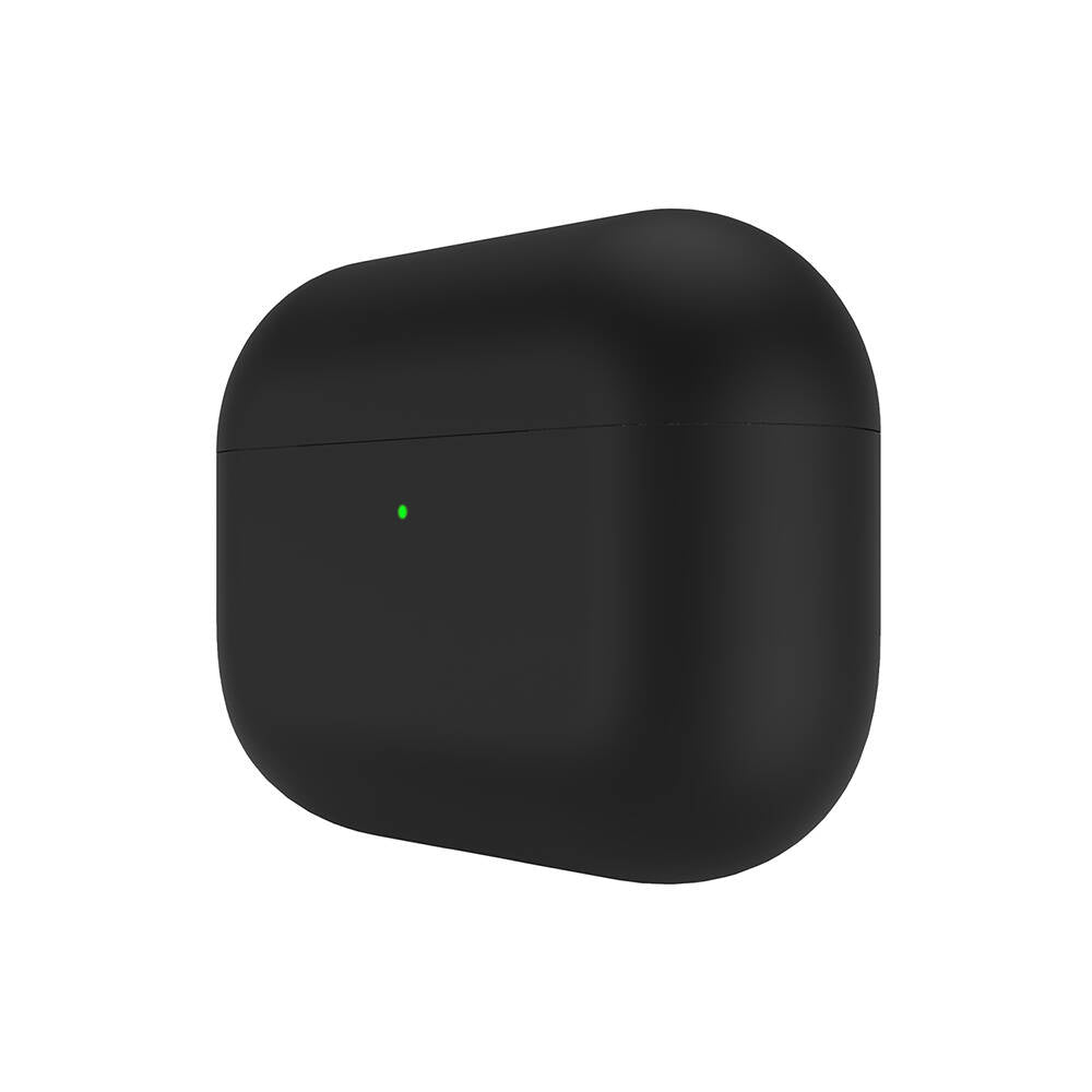 Apple Airpods Pro Kılıf Boyun Askılı Parlayan Düğmeli Lisanslı Switcheasy Colors Silikon Kapak Siyah