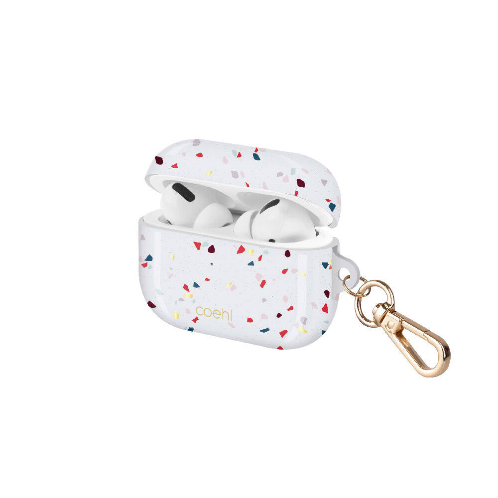 Apple Airpods Pro Kılıf Mozaik Desenli Coehl Terrazzo Kapak Pembe