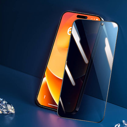 Apple iPhone 14 Pro Max Hidrofobik Ve Oleofobik Özellikli Benks Privacy Air Shield Ekran Koruyucu 10'lu Paket Şeffaf