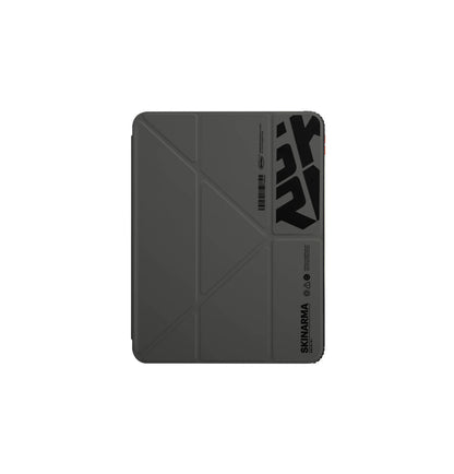 Apple iPad 10.2 2021 (9.Nesil) Kılıf SkinArma Desenli Airbag Tasarımlı Standlı Spunk Kapak Koyu Yeşil