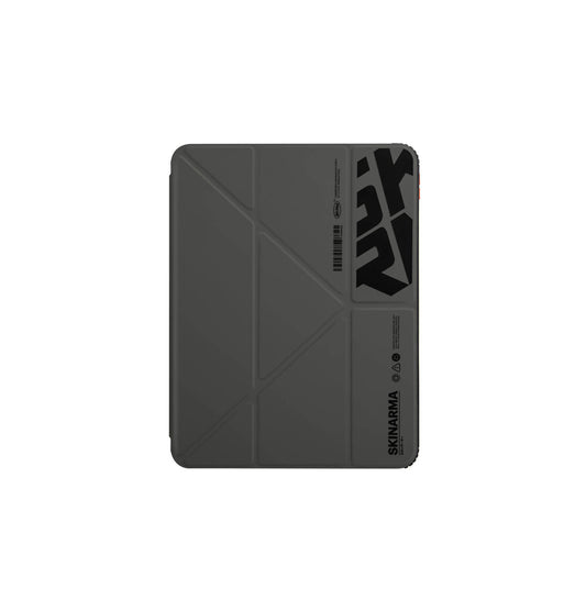 Apple iPad 10.2 2021 (9.Nesil) Kılıf SkinArma Desenli Airbag Tasarımlı Standlı Spunk Kapak Koyu Yeşil