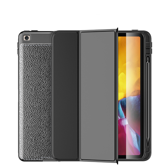 Apple iPad 10.2 2021 (9.Nesil) Kılıf Wlons Tablet Kılıf Siyah