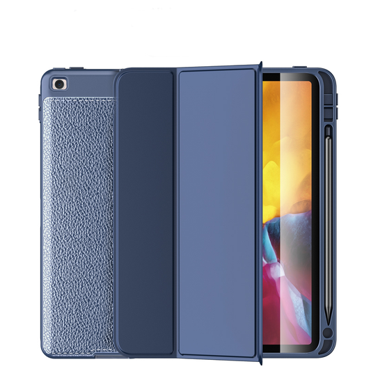 Apple iPad 10.2 (8.Nesil) Kılıf Wlons Tablet Kılıf Lacivert