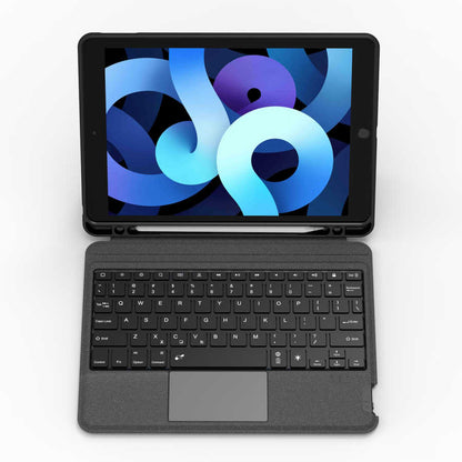 Apple iPad 10.2 (8.Nesil) Wiwu Mag Touch Klavyeli Standlı Kılıf Siyah