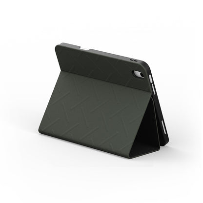 Apple iPad 11.Nesil 2025 Kılıf Skinarma 360 Tam Koruma Standlı Juno Kılıf Olive