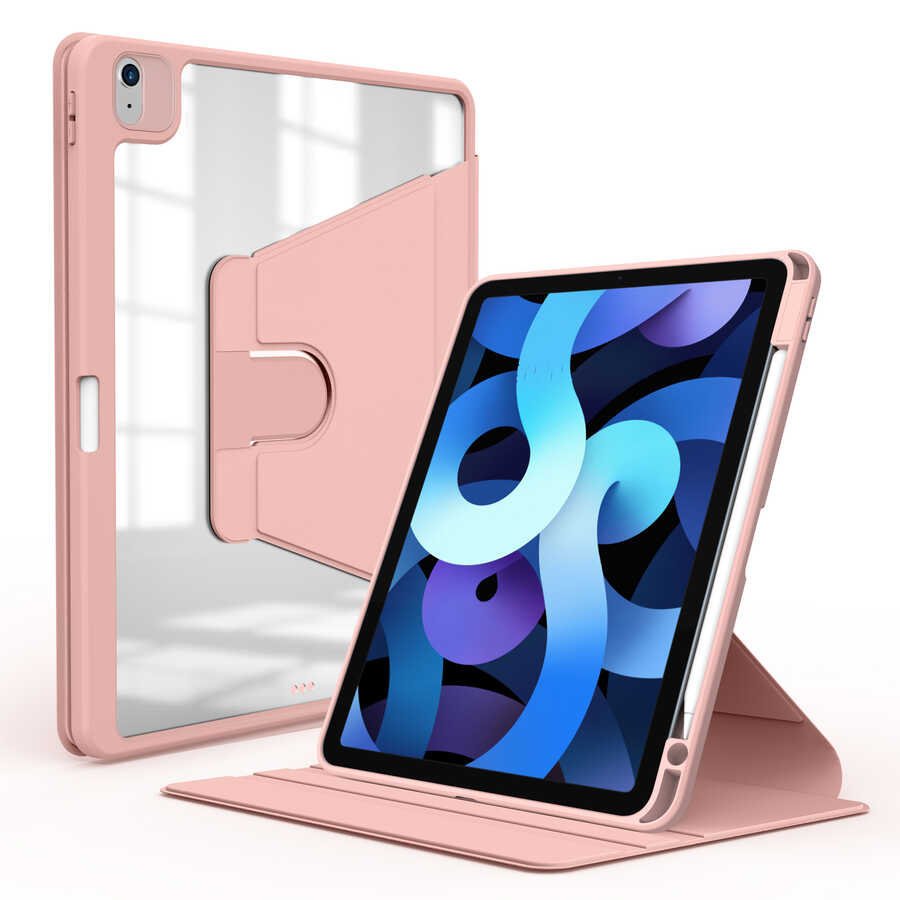 Apple iPad 11.Nesil 2025 Kılıf Zore Nayn Dönebilen Standlı Kılıf