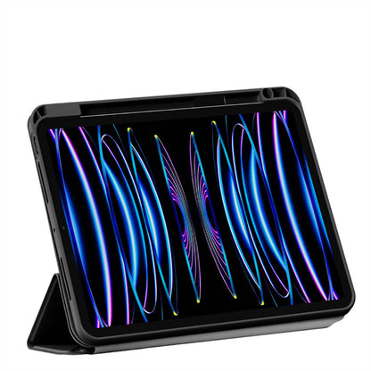 Apple iPad 11.Nesil 2025 Wiwu 360° Dönebilen Standlı Magnetik Koruyucu Tablet Kılıfı Pembe