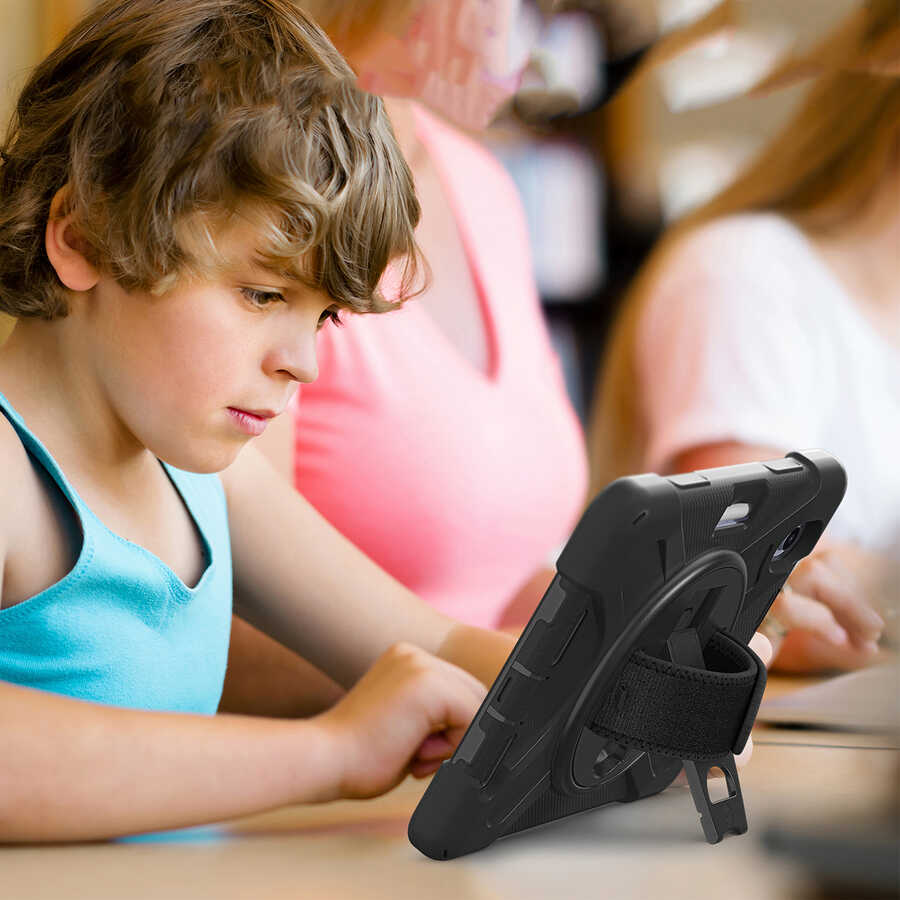 Apple iPad 11.Nesil 2025 Zore Defender Tablet Silikon Siyah