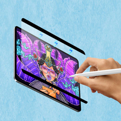 Apple iPad 9.7 2018 (6.Nesil) Wiwu Removable Mıknatıslı Ekran Koruyucu Siyah