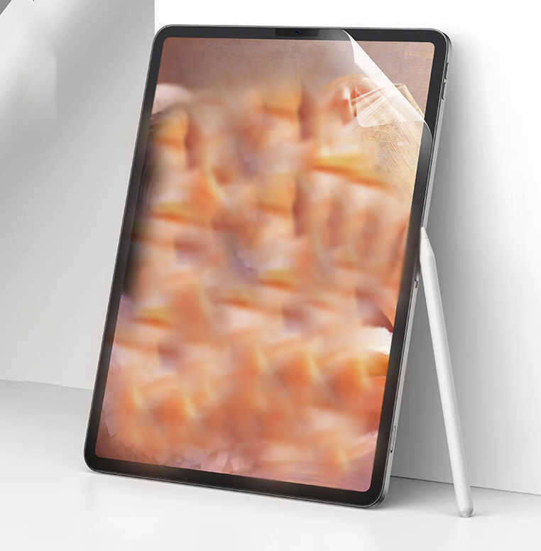 Apple iPad Air 10.9 2020 (4.Nesil) Kağıt Hisli Wiwu iPaper Like Tablet Ekran Koruyucu Renksiz