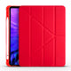 Apple iPad Air 10.9 2020 (4.Nesil) Kılıf Zore Tri Folding Kalem Bölmeli Standlı Kılıf Kırmızı
