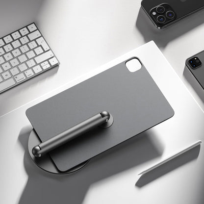 Apple iPad Air 10.9 2020 (4.Nesil) Wiwu ZM-310 360 Derece Dönebilen Magnetik Başlıklı Tablet Standı Gri