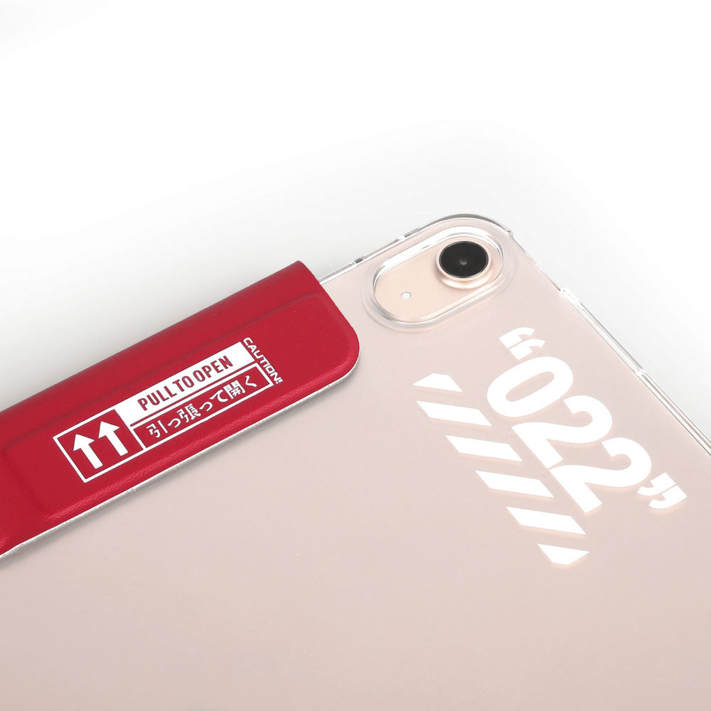 Apple iPad Air 10.9 2022 (5.Nesil) Kılıf SkinArma Kalemlikli Arkası Şeffaf Standlı Magnetik Taihi Sora Kılıf Mavi