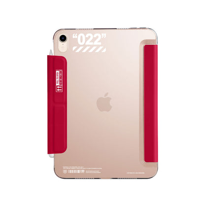 Apple iPad Air 10.9 2022 (5.Nesil) Kılıf SkinArma Kalemlikli Arkası Şeffaf Standlı Magnetik Taihi Sora Kılıf Mavi