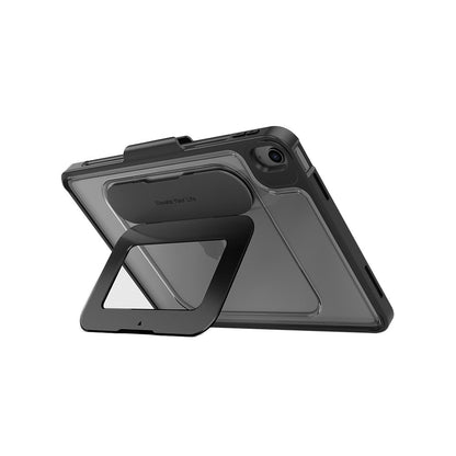 Apple iPad Air 10.9 2022 (5.Nesil) Mutural AlloyKick Serisi Kalem Bölmeli Alüminyum Standlı Tablet Kılıfı