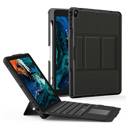 Apple iPad Air 10.9 2022 (5.Nesil) Wiwu Keyboard Folio Kablosuz Klavyeli Kılıf Siyah