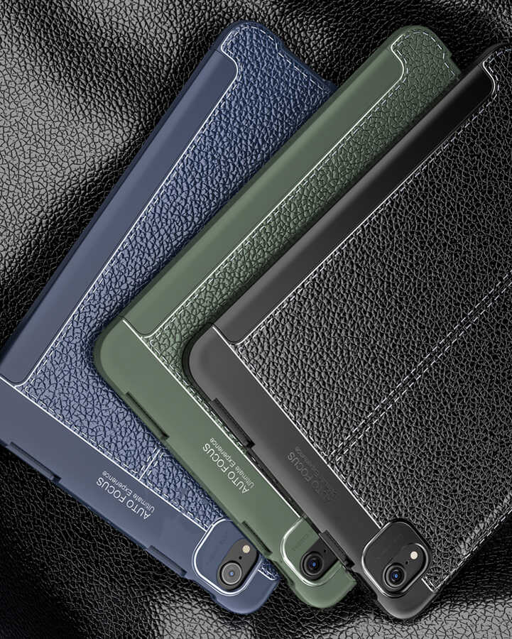 Apple iPad Air 11 2024 Kılıf Wlons Tablet Kılıf Koyu Yeşil