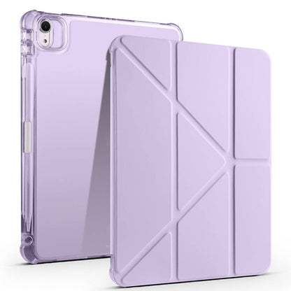 Apple iPad Air 11 2024 Kılıf Zore Tri Folding Kalem Bölmeli Standlı Kılıf