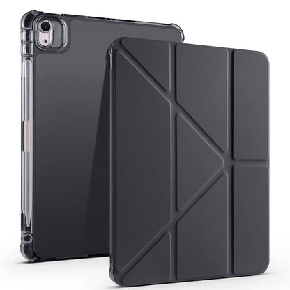 Apple iPad Air 11 2024 Kılıf Zore Tri Folding Kalem Bölmeli Standlı Kılıf