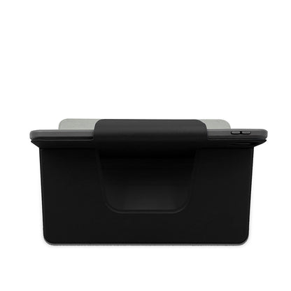 Apple iPad Air 11 2024 Raptic Spin Detachable Folio PU Ayrılabilir Kalem Bölmeli Standlı Kılıf Siyah