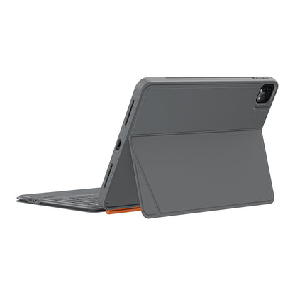 Apple iPad Air 11 2024 Wiwu MK-005 Combo 3in1 Kalem Bölmeli Klavyeli Standlı Kılıf