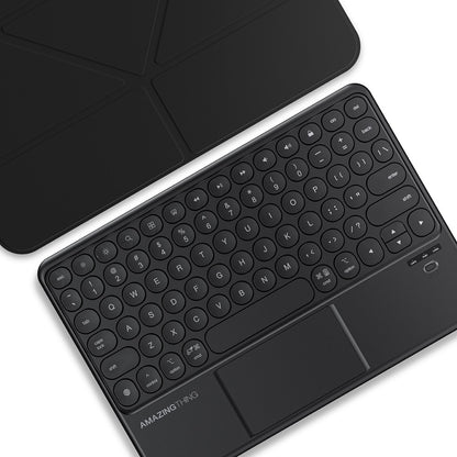 Apple iPad Air 11 2025 M3 Amazingthing Minimal KeyLite Combo Klavyeli Standlı Kılıf