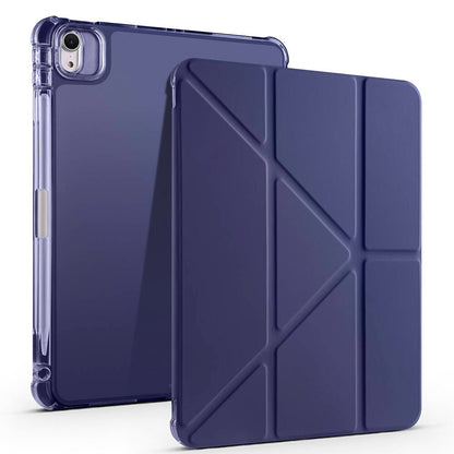 Apple iPad Air 11 2025 M3 Kılıf Zore Tri Folding Kalem Bölmeli Standlı Kılıf