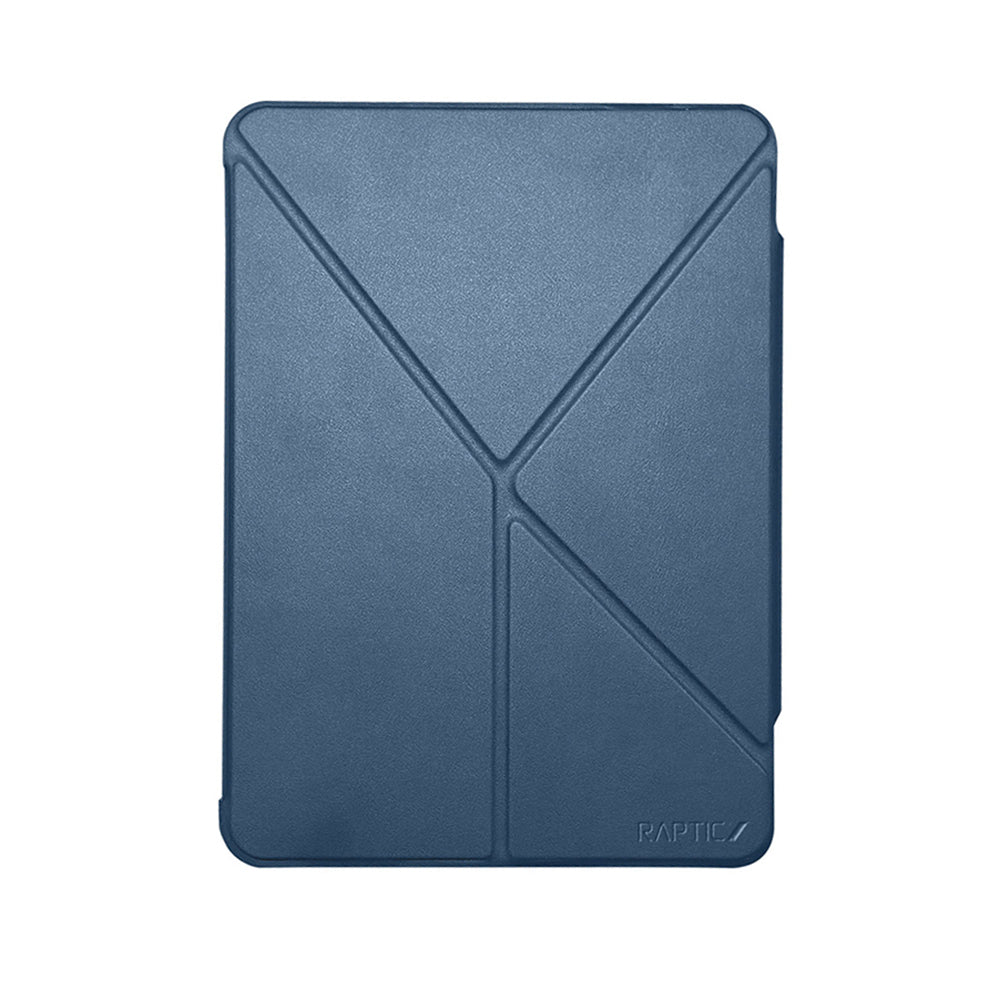 Apple iPad Air 11 2025 M3 Raptic Clear Folio Airbagli Şeffaf Kapaklı Katlanabilir Standlı Kılıf Siyah